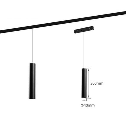 Hot sale plafond hanglamp 12w hanglamp 40*300mm 48v cob led magnetisch spoor systeem verlichting