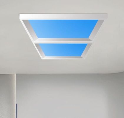 Skylight blauwe hemelwolken ingebouwd 600x600mm decoratief led plafondpaneel licht, decoratief plaat led paneel