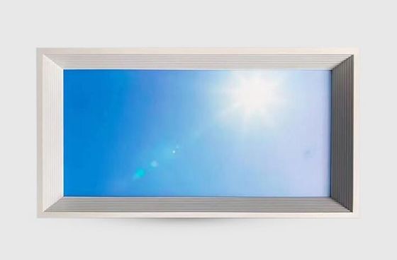 1200*600mm groot Kunstmatig Blauw Lucht Led Skylight Plafondpaneel Moderne gezonde zonlichtverlichting