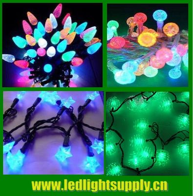 festivalversiering meerkleurige LED-strookjes kerstlampen