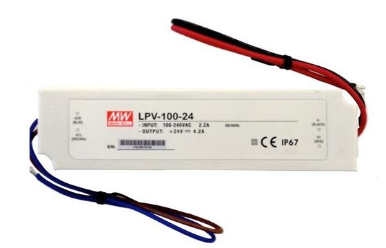 Meanwhile stroomvoorziening 24v 100w led-transformer uit Taiwan