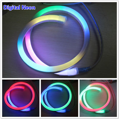24v dynamisch digitaal flexibel neon led lichtstroken kleurrijk digitaal led neon licht te koop
