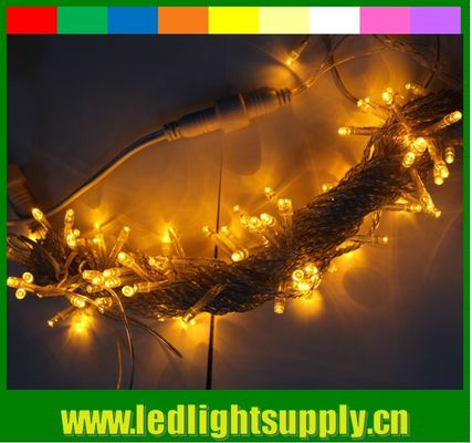 Kerst RGBY led string licht fee AC aangedreven voor decoratie