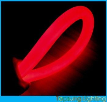 warmverkoop ip67 waterdicht 110v rood neon flexibel licht waterdicht voor buiten