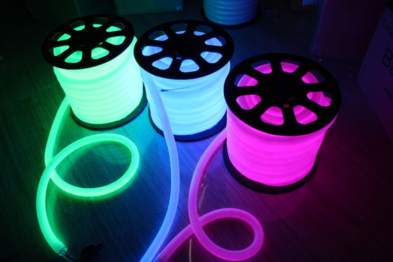 hoog helder LED neon flex licht groen kleur 110v 25mm voor buiten