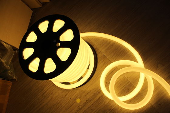 energiebesparing 110v warm wit geleid neon flex licht 360 ronde 25m spoel voor huis