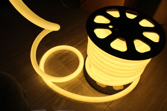 energiebesparing 110v warm wit geleid neon flex licht 360 ronde 25m spoel voor huis
