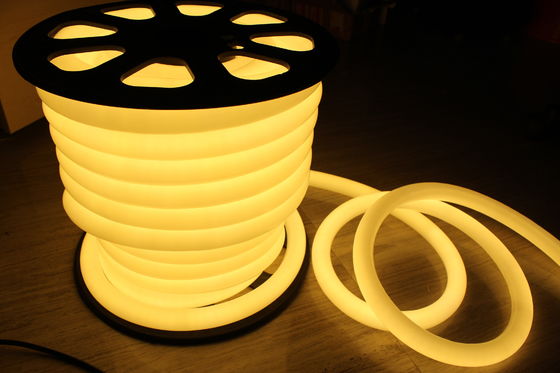 energie-efficiëntie 24v 25mm 360 graden rond warm wit ip67 led neon flex lichten lint