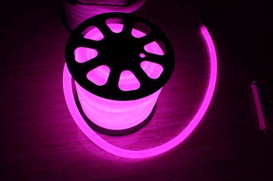 24v beste prijs 360 graden ronde paarse 25mm neon flex lichten voor decoratie