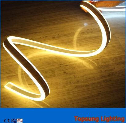Warme verkoop 110v gele dubbelzijdige led neon flex strip voor huis