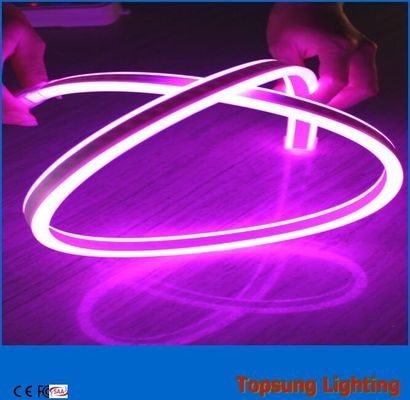 decoratieve neon-flex-lampen met LED-scherm van twee zijden van paarse kleur 24v voor gebouwen