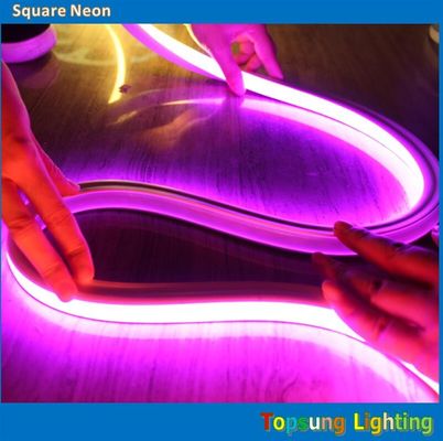 hoogwaardig led licht 240v roze vierkant 16*16m led neon flex touw