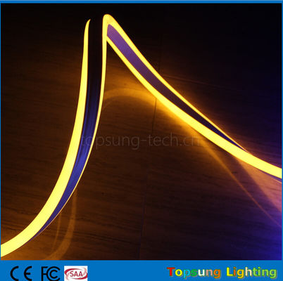 groothandel 24V dubbelzijdig gele led neon flexibele band voor buiten