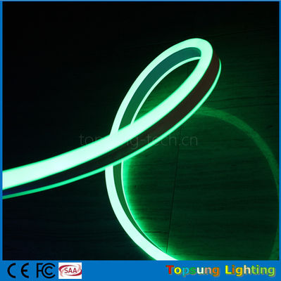 Nieuw ontwerp 110V dubbelzijdig groene LED neon flexibele band voor buiten