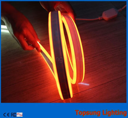 warmverkoop 12V dubbelzijdig oranje led neon flexibel licht met hoge kwaliteit