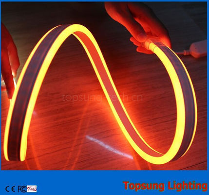 warmverkoop 12V dubbelzijdig oranje led neon flexibel licht met hoge kwaliteit