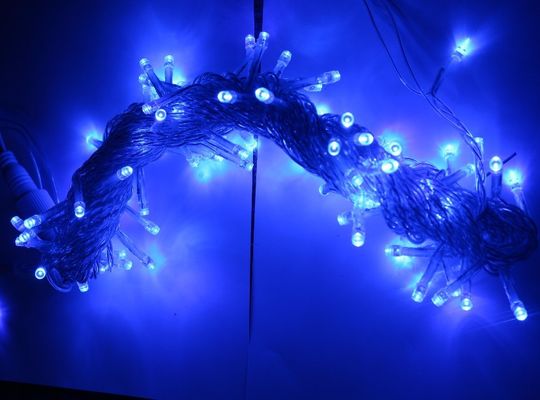 2016 nieuwe rgb kleurveranderend led kerst gordijnen lichten 24v 100 led