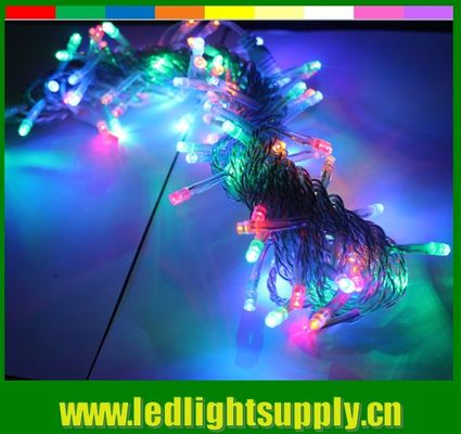 2016 nieuwe rgb kleurveranderend led kerst gordijnen lichten 24v 100 led