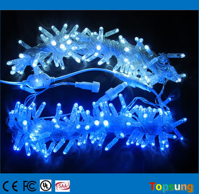 10m blauw twinkle led kerst decoratieve lichten + controller 100 lampen