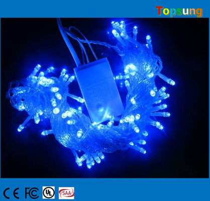10m blauw twinkle led kerst decoratieve lichten + controller 100 lampen