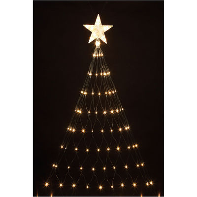 Warme verkoop 240V kerst decoratieve touwtjes waterdicht led net lichten