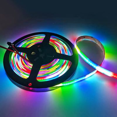 Kleurrijke magie COB RGB LED strip pixel 12V slimme hoge dichtheid 720 LED / m digitale COB strips lichten