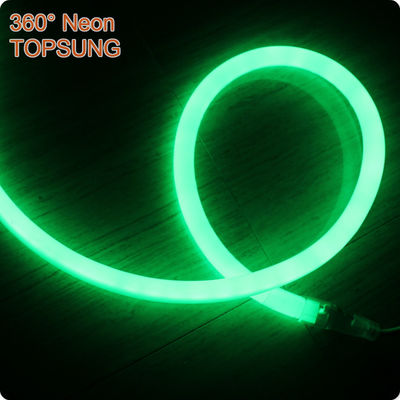 DC24v 360 graden uitzenden geleid neon flexibele strook 16mm diameter groen