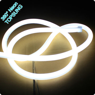 360 graden rond geleid neon flex 16mm mini touw licht 12V witte kleur neonflex touw strip