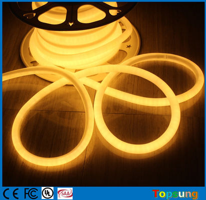 120LED/M geleid neon touw licht 360 graden 16mm mini PVC warm wit neon flex DC12V