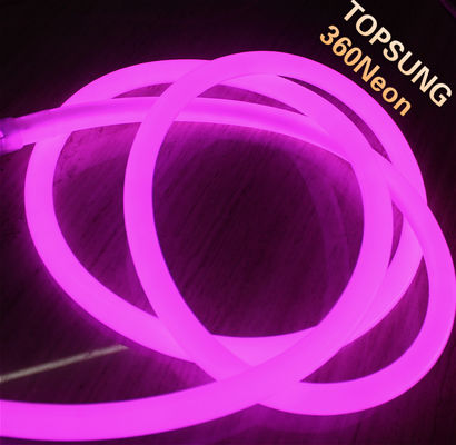 16mm 360 graden led neon flexibele verlichting decoratie DC12V roze neon licht IP67