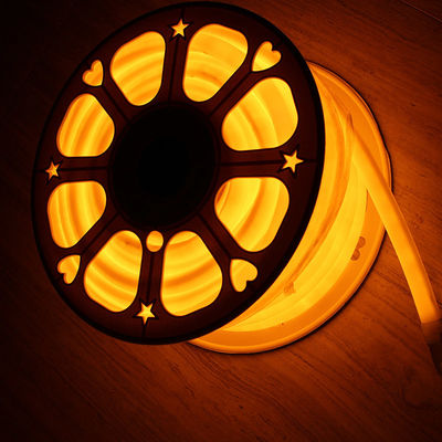 110V led neon touw 16mm diameter 360 graden rond neon flex IP67 buiten decoratie verlichting oranje