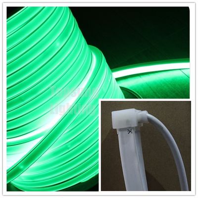 AC 110v LED neon flex 16*16mm vierkant plat geleid neon buis ip68 buitenverlichting groen