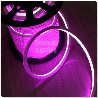 warm te koop 16*16mm vierkant neon flex 110v roze led neon buis ip68