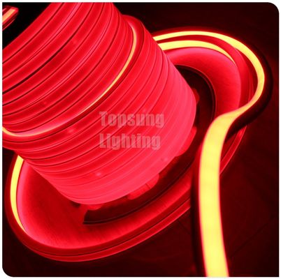 rood licht decoratief neon flex DC 12V geleid neon teken vierkant buis licht 16 * 16mm plat uitzendoppervlak IP68