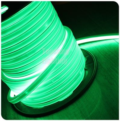 DC 12V geleid neon flex 16x16mm vierkant vlak touw licht 120SMD/M groen buiten decoratie licht