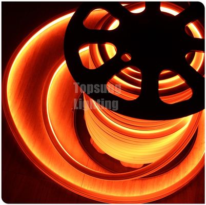 AC 220V oranje vierkant geleid neon flexibel licht 220v 16x16mm voor winkelversiering