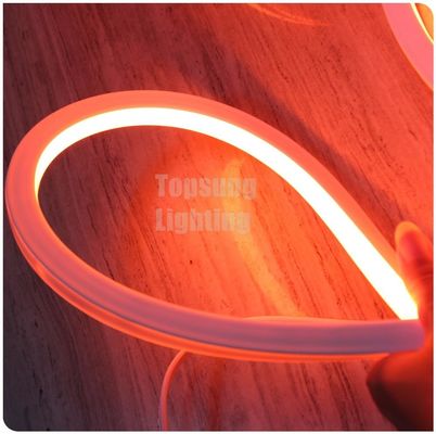 AC 220V oranje vierkant geleid neon flexibel licht 220v 16x16mm voor winkelversiering