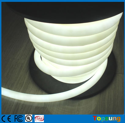Promotie 360 graden rond 110v witte neon flex lichten ip67 voor buiten