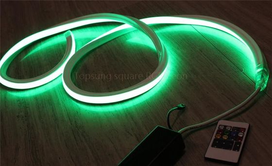 warm verkoop lange levensduur 110v groen geleid neon vierkant lampen ip67 pvc voor kamers