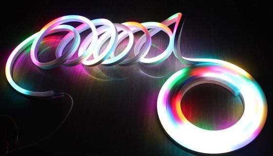 RGB digitale led neon flex touwlamp voor gebouwdecoratie
