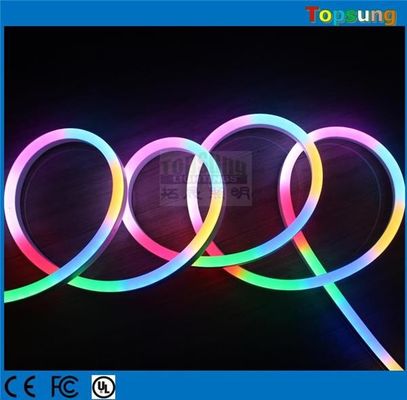 24v digitale led neonbuis flex rgb kleurveranderend touwdraadstrook 60SMD/M