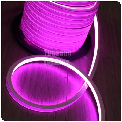 hoogwaardige vierkant geleide neon flex 12v paarse roze touwlampen voor engineeringprojecttoepassing