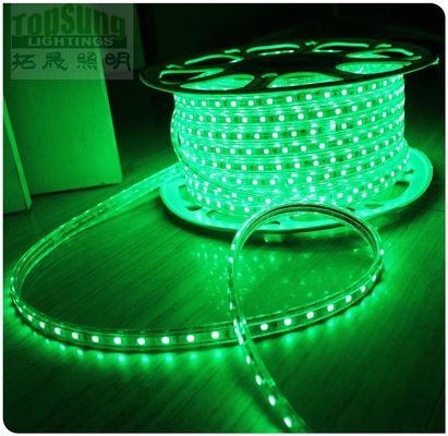 Nieuwe 220V AC LED strip flexibel led lint 5050 smd groen 60LED/m strip
