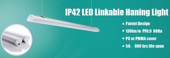 2017 Nieuwe 2F 20W led lineaire ophanglamp aansluitbaar led licht met hoge kwaliteit