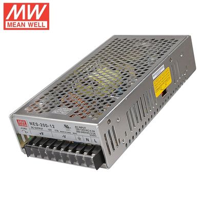2017 nieuwe MEAN WELL originele NES-200-12 12V 17A meanwell 12V 204W Single Output Switching Power Supply