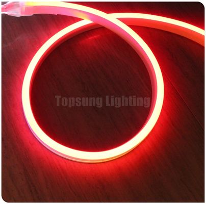 fabriek warm verkoop Topsung 12v roze led neon flex touw lichtstrook vlakke oppervlakte 11x19mm zijkantband
