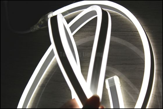 koudwit geleid flexibel neon touw licht 8,5 * 18mm dubbelzijdig neon bord China