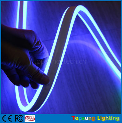Dubbelzijdig neonflex licht 8*18mm mini grootte LED neonflex band 24v blauwe kleur
