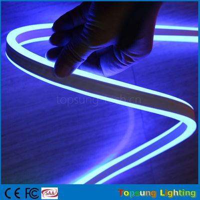 Dubbelzijdig neonflex licht 8*18mm mini grootte LED neonflex band 24v blauwe kleur