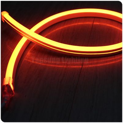 24v gele populaire led neon flex buis licht PVC ultra dunne neon flexibele touw lamp strip 11x18mm buiten decoratie